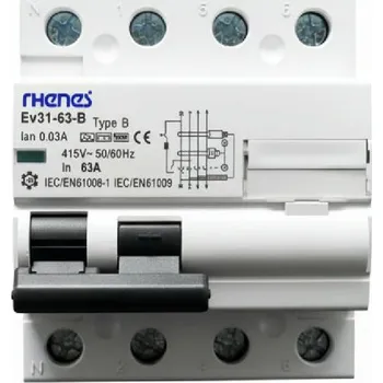 Proudový chránič Proudový chránič Rhenes Typ B - Ev31-63-B
