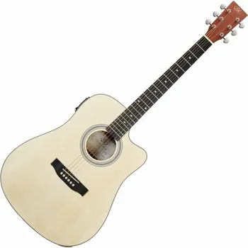 Elektroakustická kytara SX SD304TCE Natural Elektroakustická kytara Dreadnought (Jako nové)