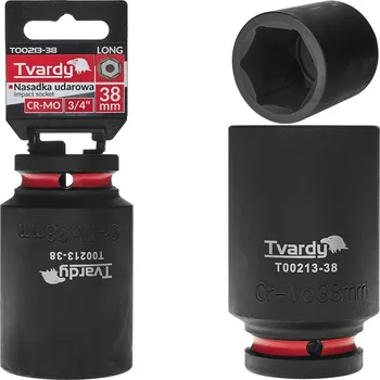 Geko Dlouhá nástrčná hlavice 3/4" 6-hranná 38 mm CR-MO (20)