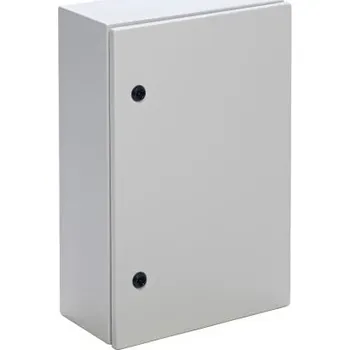 Elektroinstalační krabice Contactum Nástěnná krabice IP66 Pozinkovaná ocel Šedá Ne 600 mm Průhledné dveře 800 mm 250 mm