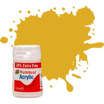 Humbrol barva akryl AB0016EP - No 16 Gold Metallic (+ 30% navíc zdarma)