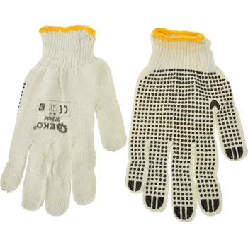 Pracovní oblečení Geko Pracovní rukavice pletené přírodní skvrnité (12/600)