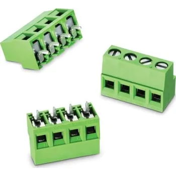 Elektrický konektor Svorkovnice PCB, řada: 2425, rozteč: 5.08mm, počet řad: 1, počet kontaktů: 10, orientace těla: Horizontální, Montáž na