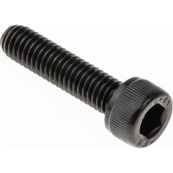 Šroub Šroub s vnitřním šestihranem, Ocel, M6, délka: 25mm, Černá, v odpovídající barvě 1mm