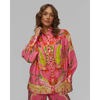 Dámská košile Dámská Košile Taj Isla Sh263-pinkmulticolorprint