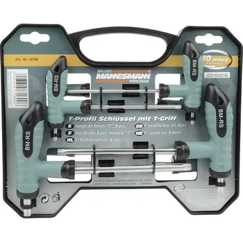 Sada nářadí Brüder Mannesmann sada šroubováků, profil T, 8dílná, M18198