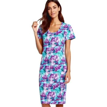 Dámská noční košile Dámská Noční Košile FOLTÝN DKHL 347 Velikost: 7XL, Materiál: Krátký rukáv