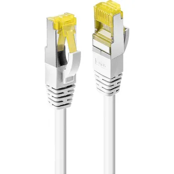 Datový kabel LINDY 47323 RJ45 síťové kabely, propojovací kabely CAT 6a (surový kabel CAT 7) S/FTP 1.50 m bílá 1 ks