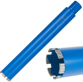 Příslušenství k vrtačce Geko Diamantová korunová vrták pro suché a mokré vrtání 62x10x450mm 6T 1.1/4" (10)