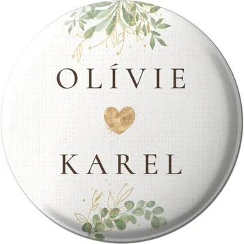 Svatební dekorace Svatební placka 363