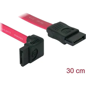 Delock pevný disk kabel [1x SATA zásuvka 7-pólová - 1x SATA zásuvka 7-pólová] 0.30 m červená