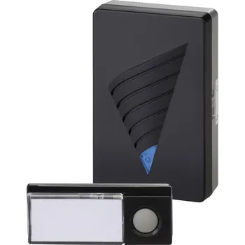 Domovní zvonek bezdrátový zvonek kompletní sada Heidemann 70820 HX Ice