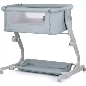 Dětská postýlka Dětská přistýlka a postýlka 2v1 CHIPOLINO Eleganza – basil