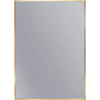 Zrcadlo Erga Rectangle, obdélníkové zrcadlo 50x70 cm, zlatý rám, ERG-V01-RECTAGLE-5070-GD