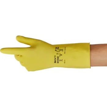 Pracovní rukavice Ansell Pracovní rukavice Ano Žlutá AQL 0.65, Food approved Latex Ano Ano Ano Latex Ne 9.5 87-063