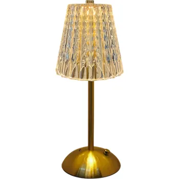 Stojací lampa Moderní LED lampa na stůl 30 x 13 cm, 3 typy světla, nastavitelná intenzita, USB-C nabíjení, protiskluzová podložka, 3W, 5V