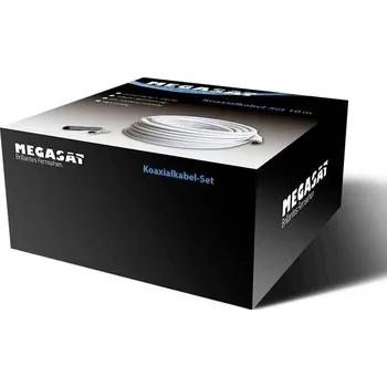 Anténní kabel MegaSat 100146 koaxiální kabel, bílá, 20 m