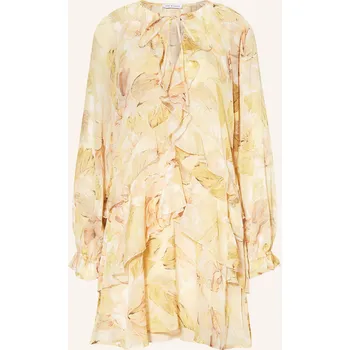 Dámské šaty Mrs & Hugs Dámské Šaty S Volánky, žlutá / zelená, 34