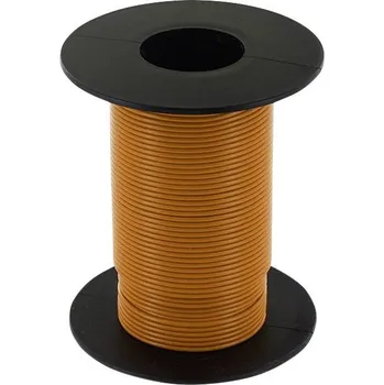 elektrický kabel econ connect KL025OR25 lanko/ licna, 1 x 0.25 mm², oranžová, 25 m