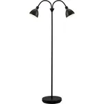 Stojací lampa Ray NORDLUX s flexibilními rameny Varianta: Ray Double, Ø 120 x 1590 mm, 2 x 25 W, černá