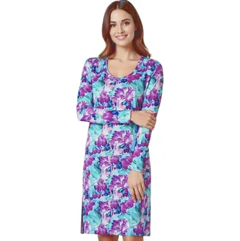 Dámská noční košile Dámská Noční Košile FOLTÝN DKHL 346 Velikost: L, Materiál: Dlouhý rukáv