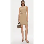 Guess Koktejlové šaty Febe W4RK58 KAQL2 Béžová Slim Fit XL