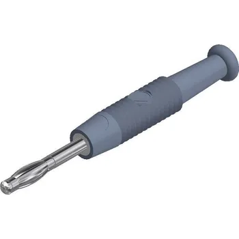 Krokosvorka Hirschmann Test a Measurement MSTF 2 gr banánek zástrčka, rovná Ø pin: 2 mm šedá 1 ks