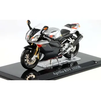 autíčko Aprilia RSV 1000R 1:24 - Atlas časopis s modelem Aprilia RSV - kovový model