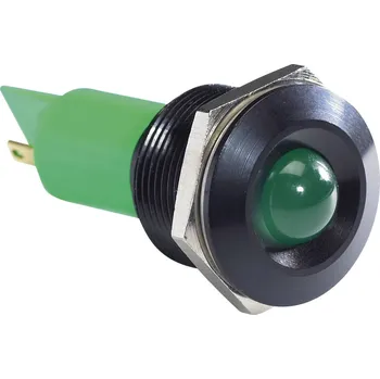 APEM Q19P1BXXG24AE indikační LED zelená 24 V/DC, 24 V/AC