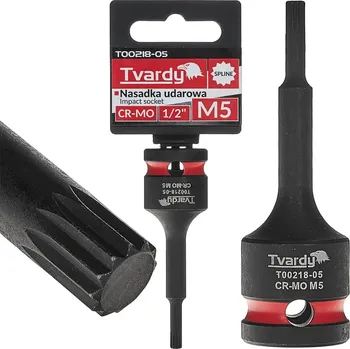 Klíč Geko Nástrčkový klíč SPLINE 1/2" M5 CR-MO (10/100)