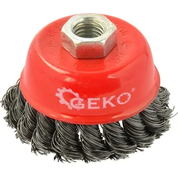 Drátěný kartáč Geko Drátěný kartáč čelní spletený 75 mm/3" M14(100)