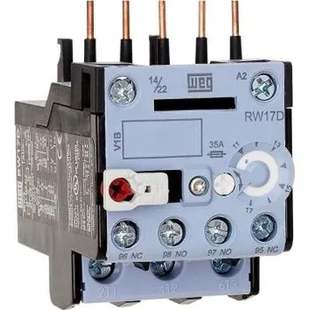 Relé Relé teplotního přetížení NO/NC s automatickým, ručním resetováním a hodnotami FLC motoru 4 A