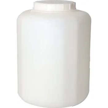 Nádoba se širokým hrdlem z HDPE, transparentní, 10 litrů