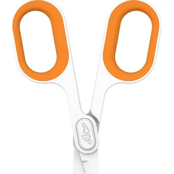 Pracovní nůž Slice 10546 univerzální nůžky leváci, praváci 132 mm oranžová, bílá
