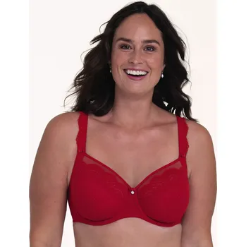 Dámské spodní prádlo Selma podprsenka s kosticí Full Cup 5635 red - RosaFaia 265 red 85G