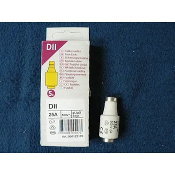Pojistková patrona E27 - 25A - rychlá cena za balení 5 ks