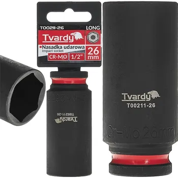 Gola hlavice Geko Dlouhá nástrčná hlavice 1/2" 6-hranná 26 mm CR-MO (6/36)