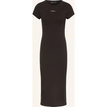Dámské šaty Tommy Jeans Dámské Jerseyové Šaty, černá, 34