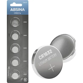 Článková baterie Absina knoflíkový článek CR 1632 3 V 5 ks lithiová