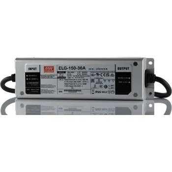 Napájecí zdroj pro osvětlení Budič LED ELG-150-36A 36V 5A 150W ztlumování: Potenciometr IP65 konstantní proud / konstantní napětí Mean Well