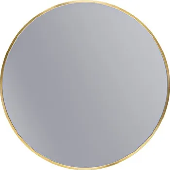Zrcadlo Erga Round, kulaté zrcadlo 60cm, zlatý rám, ERG-V01-ROUND-6060-GD