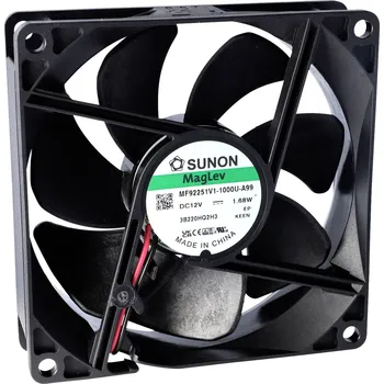 Průmyslový ventilátor Sunon MF92251V2-1000U-A99 axiální ventilátor, 12 V/DC, 76.43 m³/h, (d x š x v) 25 x 92 x 92 mm, MF92251V2-1000U-A99