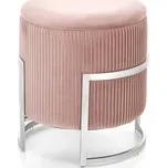 Taburet CRICKET — světle růžová Halmar