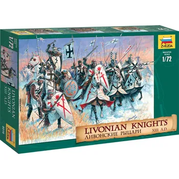 Volný čas Livonian Knights XIII-XIV A. D. - Zvezda Wargames (AoB) figurky 8016