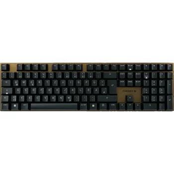 Klávesnice CHERRY KC 200 MX kabelový klávesnice německá, QWERTZ černá, bronzová