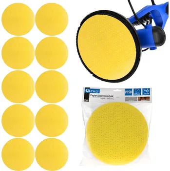 Příslušenství k brusce Geko Brusný papír na disk - kotouč s otvory 225 mm P150 /žirafa (10/100/500)