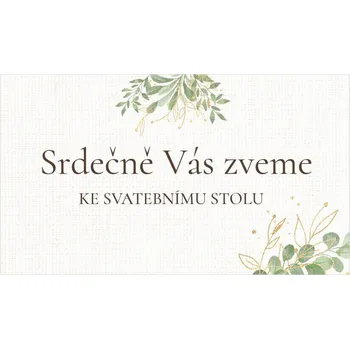 Svatební dekorace Pozvánka ke stolu 363