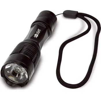 Solight kovová svítilna malá, 1W LED, černá, 1x AA - WL17