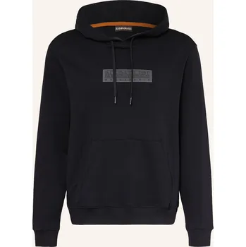 Pánská mikina Napapijri Pánská Mikina S Kapucí B-Box, černá / tmavě šedá, XL