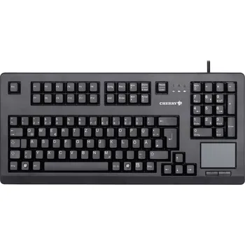 Klávesnice CHERRY Touchboard G80-11900 USB klávesnice německá, QWERTZ černá integrovaný touchpad, tlačítka myši, 19 aplikace